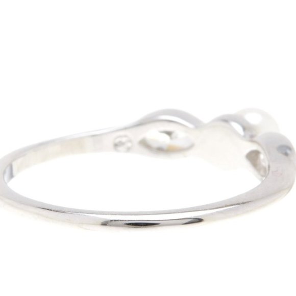 Adornia Sterling Silver Marquise Ring, size 6 - Picture 2 of 2